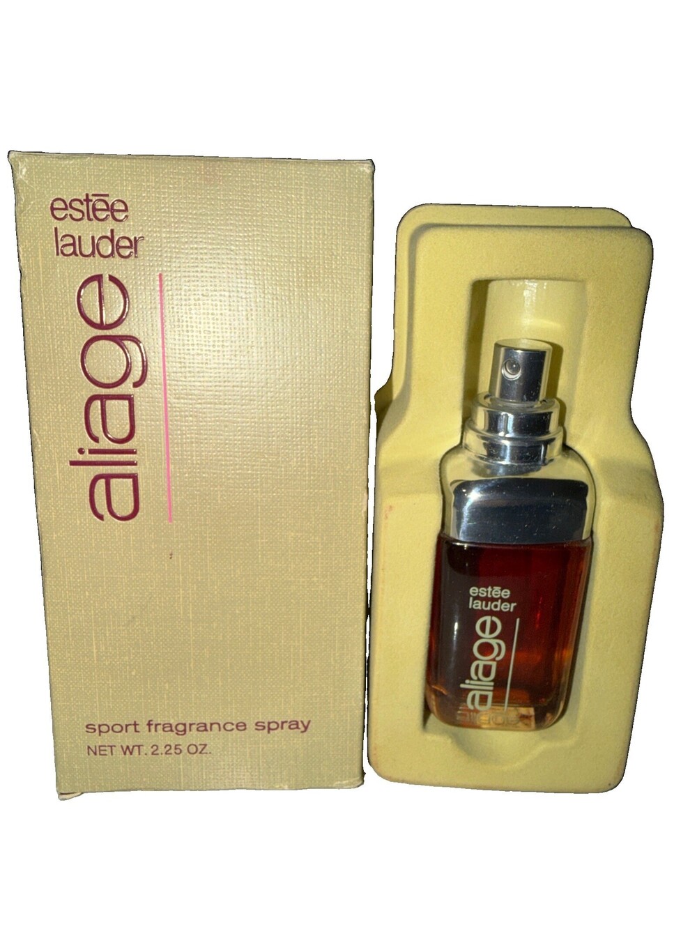 ESTEE LAUDER ALIAGE SPORT FRAGRANCE SPRAY 2.25 OZ NEW IN BOX Vintage 1972 O.G.